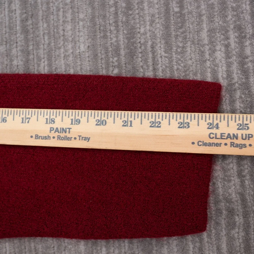 Max Studio Cardigan Women 2X Red NWT Asymmetric Button Wrap Knit Sweater
